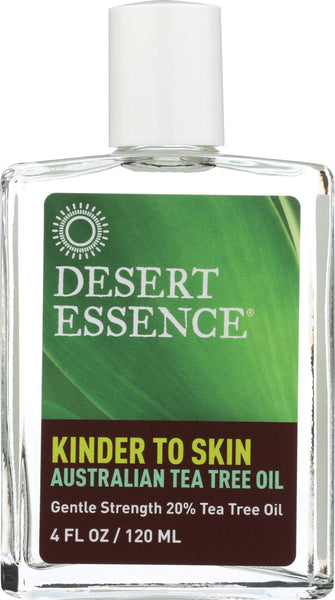 DESERT ESSENCE: Kinder to Skin Australian Tea Tree Oil, 4 oz