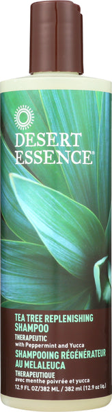 DESERT ESSENCE: Shampoo Tea Tree Replenishing, 12 fl oz