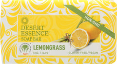 DESERT ESSENCE: Soap Bar Lemongrass, 5 oz