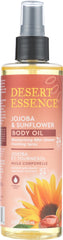 DESERT ESSENCE: Jojoba and Sunflower Body Oil, 8.28 fl oz