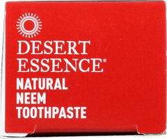 DESERT ESSENCE: Natural Neem Toothpaste Cinnamint, 6.25 oz