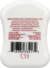 DESERT ESSENCE: Neem Cinnamint Dental Floss, 1 ea