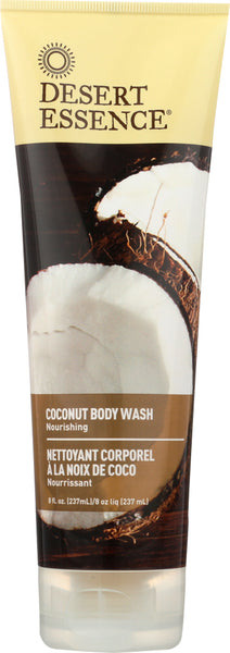 DESERT ESSENCE: Body Wash Coconut, 8 fl oz