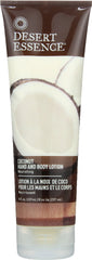 DESERT ESSENCE: Organics Hand and Body Lotion Coconut, 8 oz