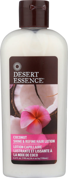 DESERT ESSENCE: Lotion Hair Shine and Refine, 6.4 fl oz