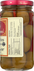 MISS LEONES: Olives Peppers Stuffed Fire in the Pit, Dr Wt. 7.5 oz