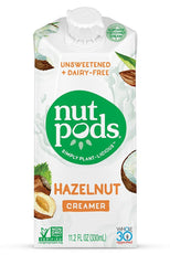NUT PODS: Dairy Free Creamer Hazelnut Unsweetened, 11.2 fo