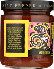 DESERT PEPPER: 2 Olive Roasted Garlic Medium Hot Salsa, 16 oz