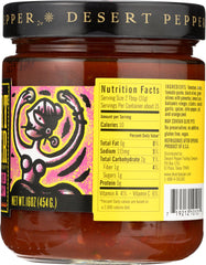 DESERT PEPPER: 2 Olive Roasted Garlic Medium Hot Salsa, 16 oz