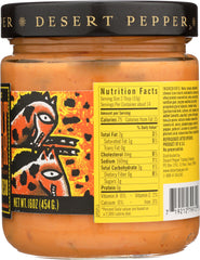 DESERT PEPPER: Chile Con Queso Medium, 16 oz