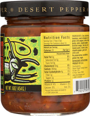 DESERT PEPPER: Salsa Corn Black Bean Red Pepper Medium, 16 oz