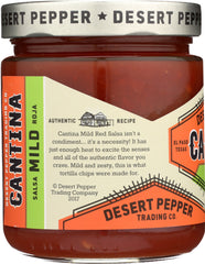 DESERT PEPPER: Salsa Cantina Mild Red, 16 oz