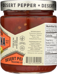 DESERT PEPPER: Salsa Cantina Medium Red, 16 oz