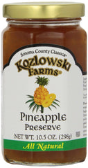 KOZLOWSKI FARMS: Pineapple Preserve, 10.5 oz