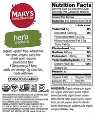 MARYS GONE CRACKERS: Cracker TH Garlic Rosemary Gluten Free, 5 oz