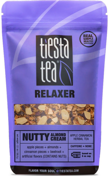 TIESTA TEA: Tea Herbal Nutty Almond Cream Pouch, 2.1 oz