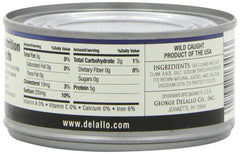 DELALLO: Chopped Sea Clams, 6.5 oz