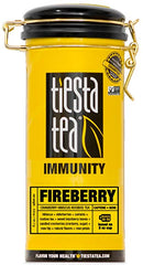 TIESTA TEA: Tea Rooibos Immunity Fireberry Tin, 4 oz