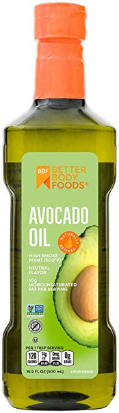 BETTERBODY: Oil Avocado Refined, 16.9 oz