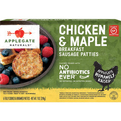 APPLEGATE: Chicken & Maple Breakfast Sausage Patties, 7 oz