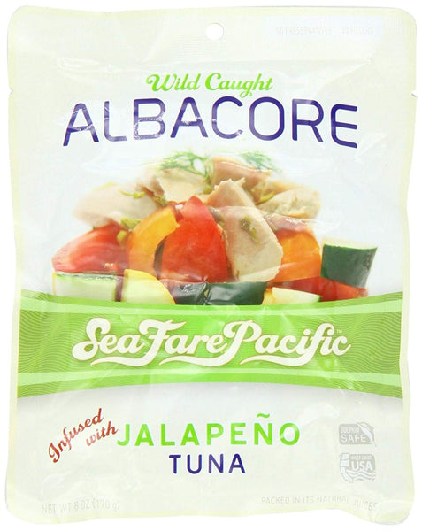 SEAFARE PACIFIC: Albacore Infused with Jalapeno Tuna, 6 oz