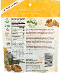MADE IN NATURE: Organic Dried Pineapple, 3 oz