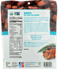 MADE IN NATURE: Delectable Delget Noor Dates Pitted Sun-Dried & Unsulfurated Organic 6 Oz