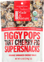 MADE IN NATURE: Organic Tart Cherry Figgy Pops, 4.2 oz