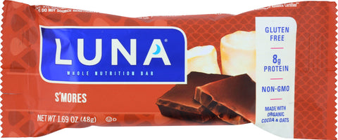 LUNA: Women's Nutrition Bar S'mores, 1.7 oz