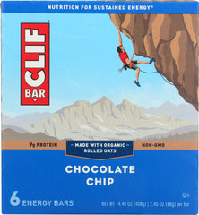 CLIF: Bar Chocolate Chip 6 pc, 14.4 oz