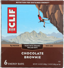 CLIF: Bar Chocolate Brownie 6 Pc, 14.4 oz