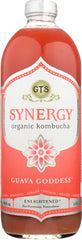GTS ENLIGHTENED: Synergy Organic Kombucha Guava Goddess, 48 oz