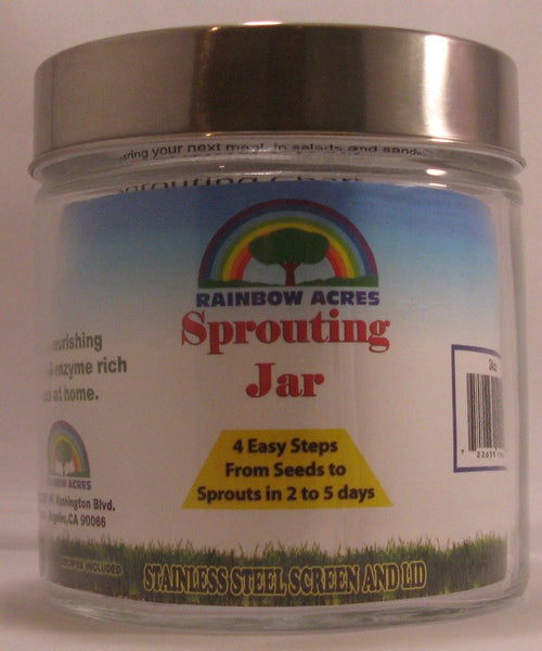 RAINBOW ACRES: Sprouting Jar, 24 oz