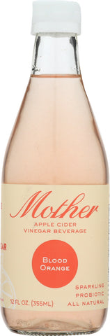 MOTHER BEVERAGE: Beverage Cider Vinegar Blood Orange, 12 fo
