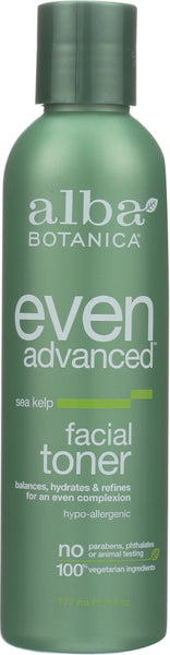 ALBA BOTANICA: Natural Even Advanced Facial Toner Sea Kelp, 6 oz