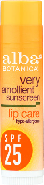 ALBA BOTANICA: Sun Lip Balm SPF 25, 0.15 oz