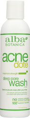 ALBA BOTANICA: Natural Acne Dote Deep Pore Wash Oil-Free, 6 oz