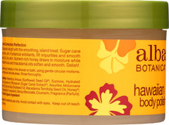 ALBA BOTANICA: Hawaiian Body Polish Smoothing Sugar Cane, 10 oz