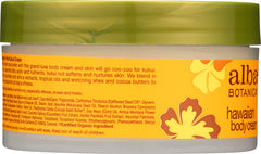 ALBA BOTANICA: Hawaiian Body Cream Kukui Nut, 6.5 oz