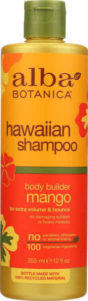 ALBA BOTANICA: Hawaiian Shampoo Body Builder Mango, 12 oz