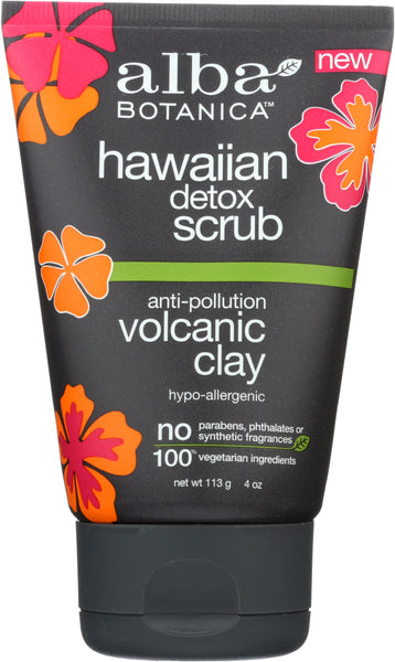 ALBA BOTANICA: Scrub Detox Hawaiian, 4 oz