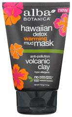 ALBA BOTANICA: Mask Hi Detox Warming Mud, 4 oz