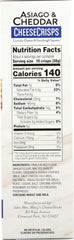 MACYS: Cheese Crisp Asiago Cheddar, 4.5 oz