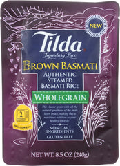 TILDA: Rice Basmati Wholegrain, 8.5 oz