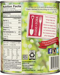 MUIR GLEN: Organic Tomato Puree, 28 oz