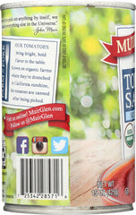 MUIR GLEN: Organic Tomato Sauce No Salt Added, 15 oz