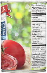 MUIR GLEN: Organic Tomato Sauce No Salt Added, 15 oz