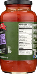 MUIR GLEN: Organic Pasta Sauce Roasted Garlic, 25.5 oz