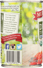 MUIR GLEN: Organic Diced Tomatoes With Garlic And Onion, 14.5 oz