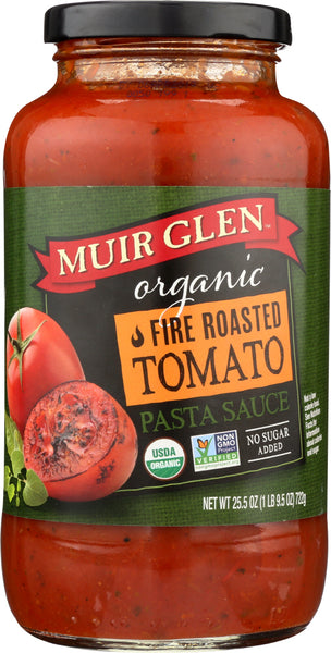 MUIR GLEN: Organic Pasta Sauce Fire Roasted Tomato, 25.5 oz